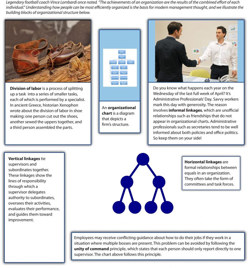 The Building Blocks of Organizational Structure, image description available