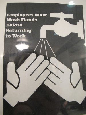 Employees Must Wash Hands